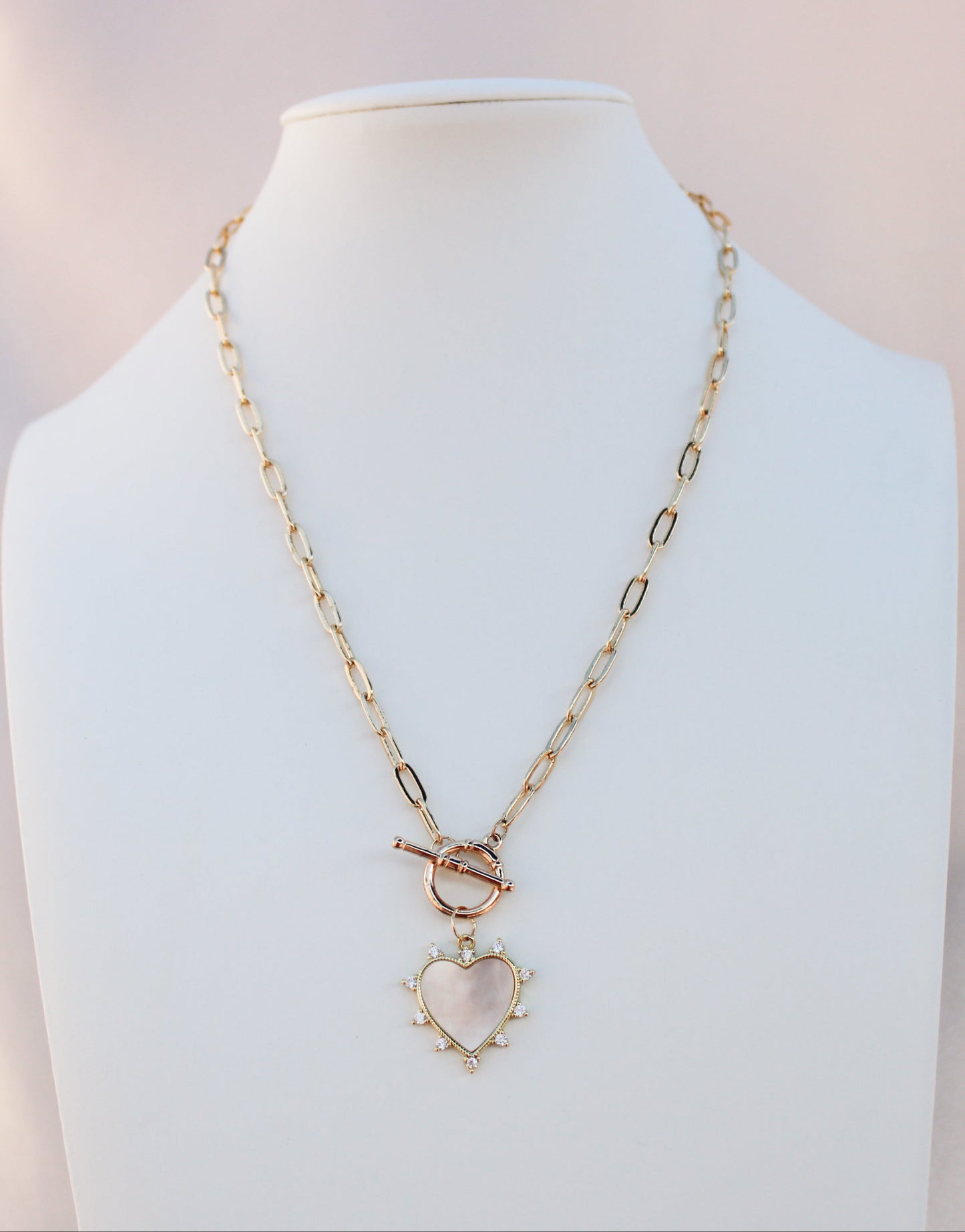 Pearl Heart Necklace