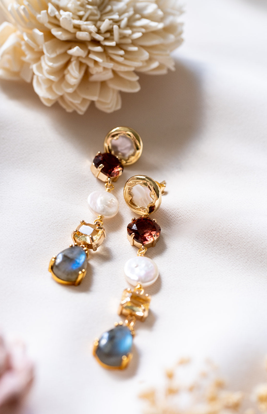 Joanna Labradorite Dangles
