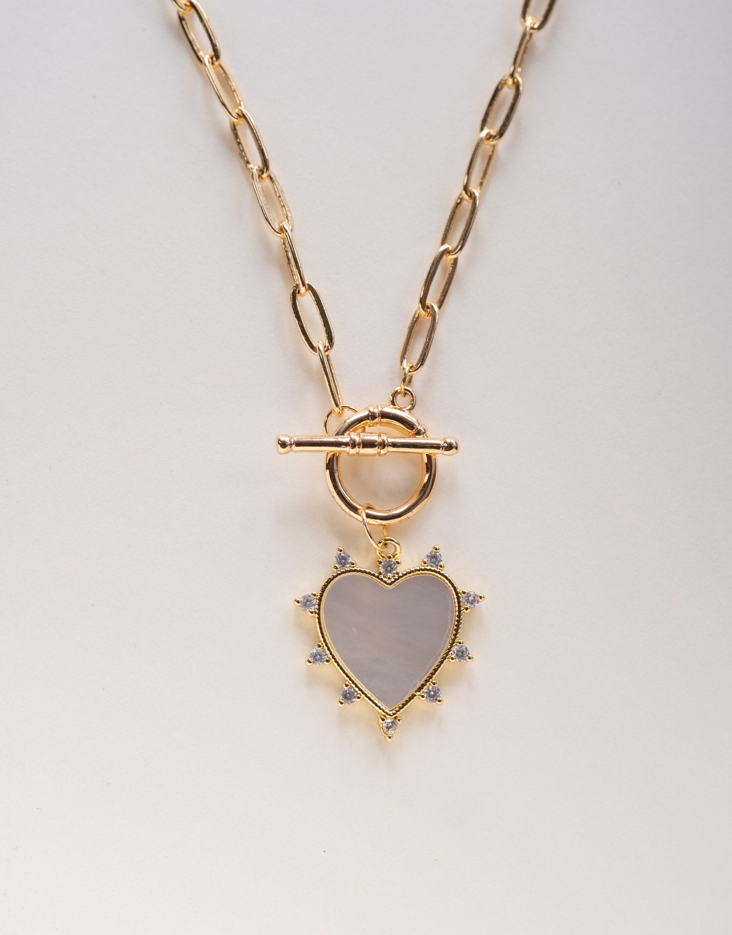 Pearl Heart Necklace