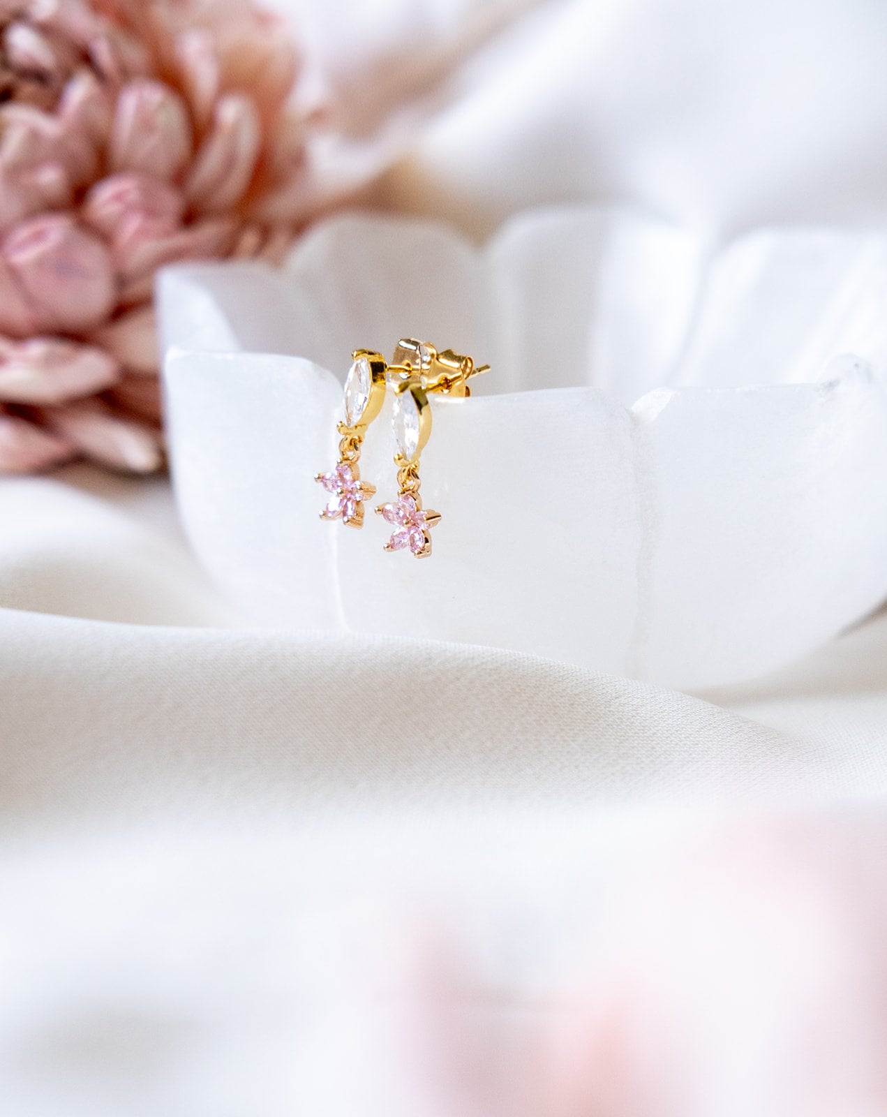 Crystal Floral Drops