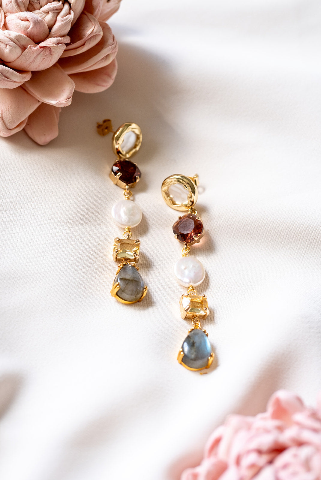 Joanna Labradorite Dangles