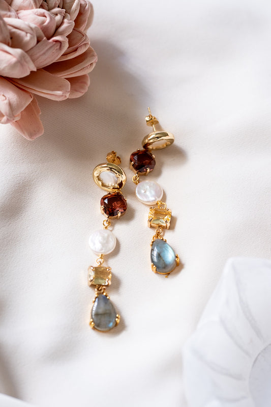 Joanna Labradorite Dangles