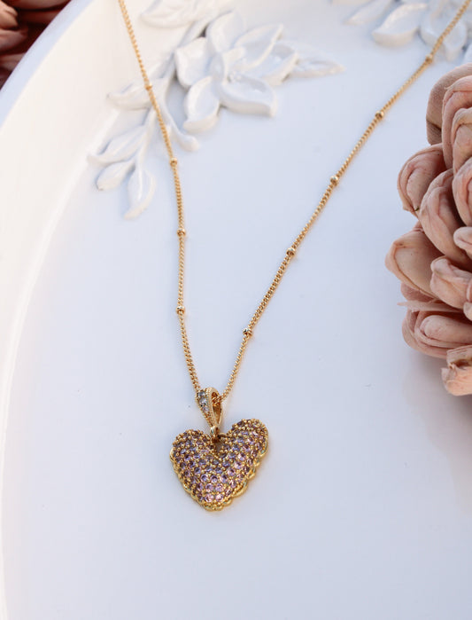 Jasmine Heart Necklace