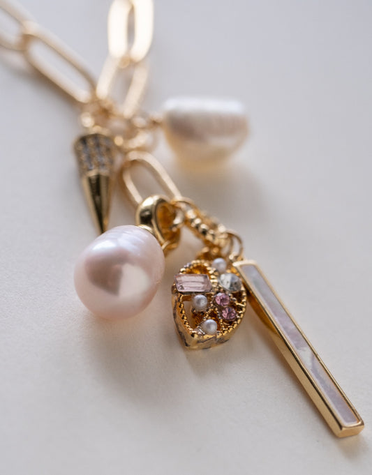 Pearl Cluster Necklace