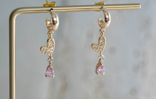 Veronica Heart Dangles