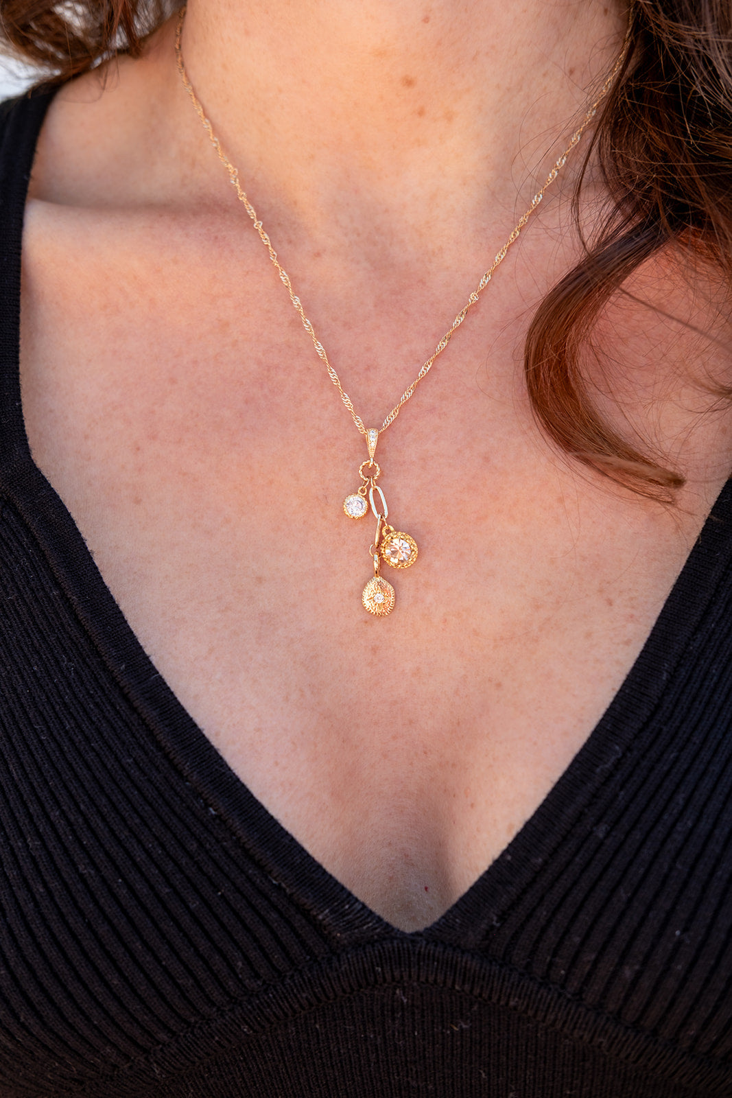 Delilah Cluster Necklace