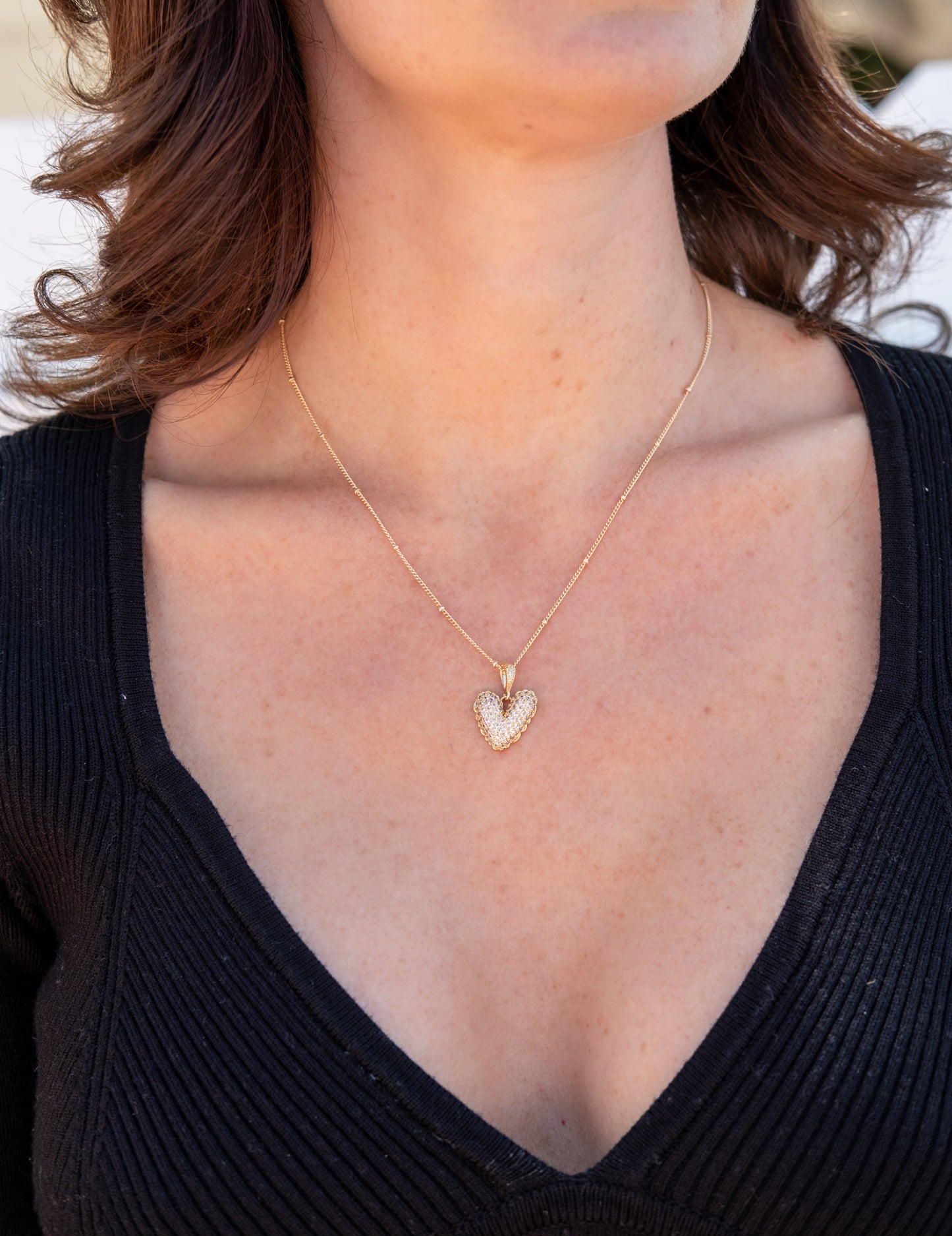Jasmine Heart Necklace
