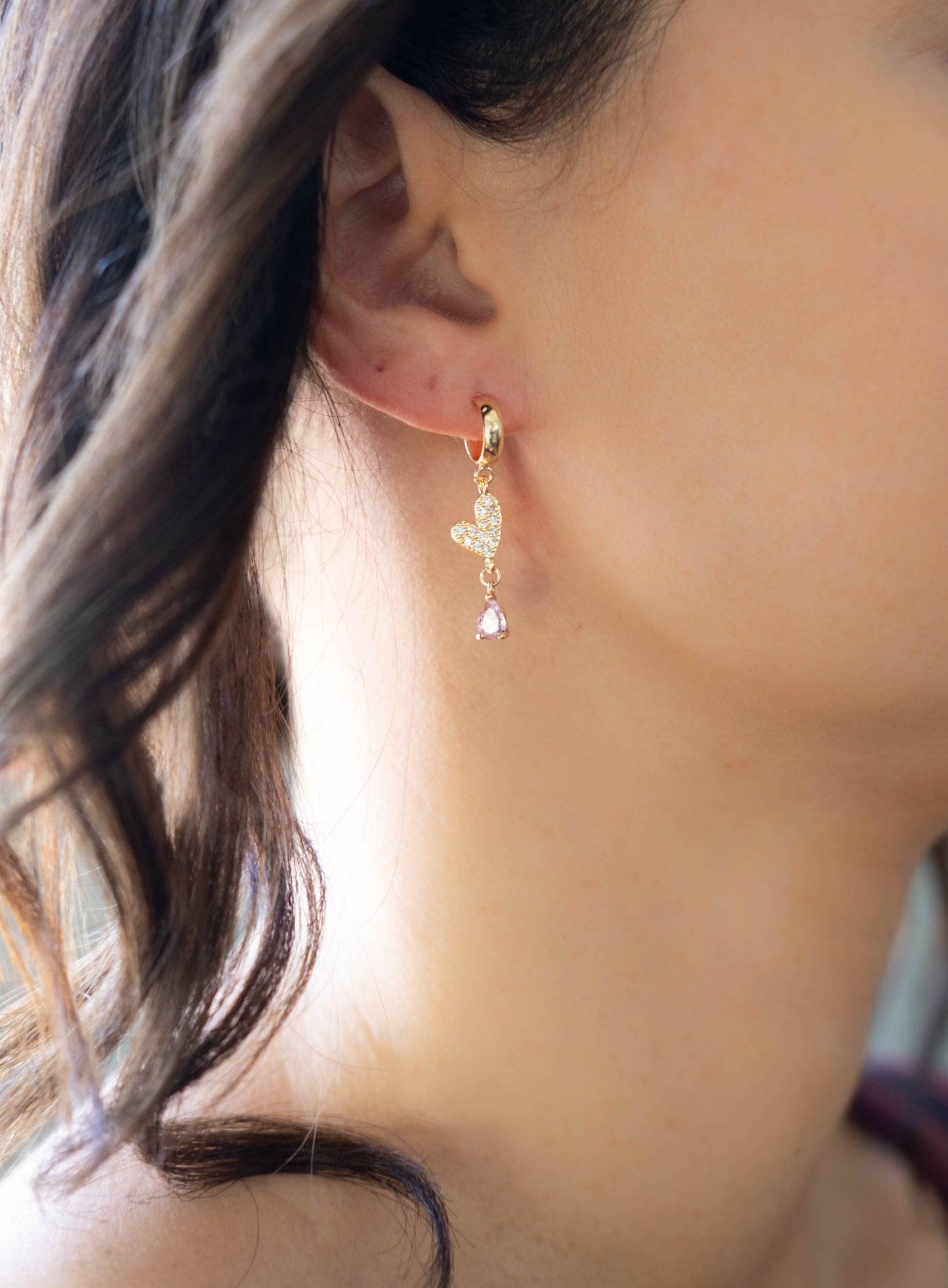 Veronica Heart Dangles