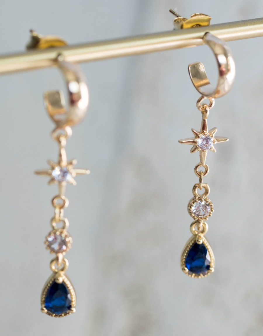 Sapphire Dangles