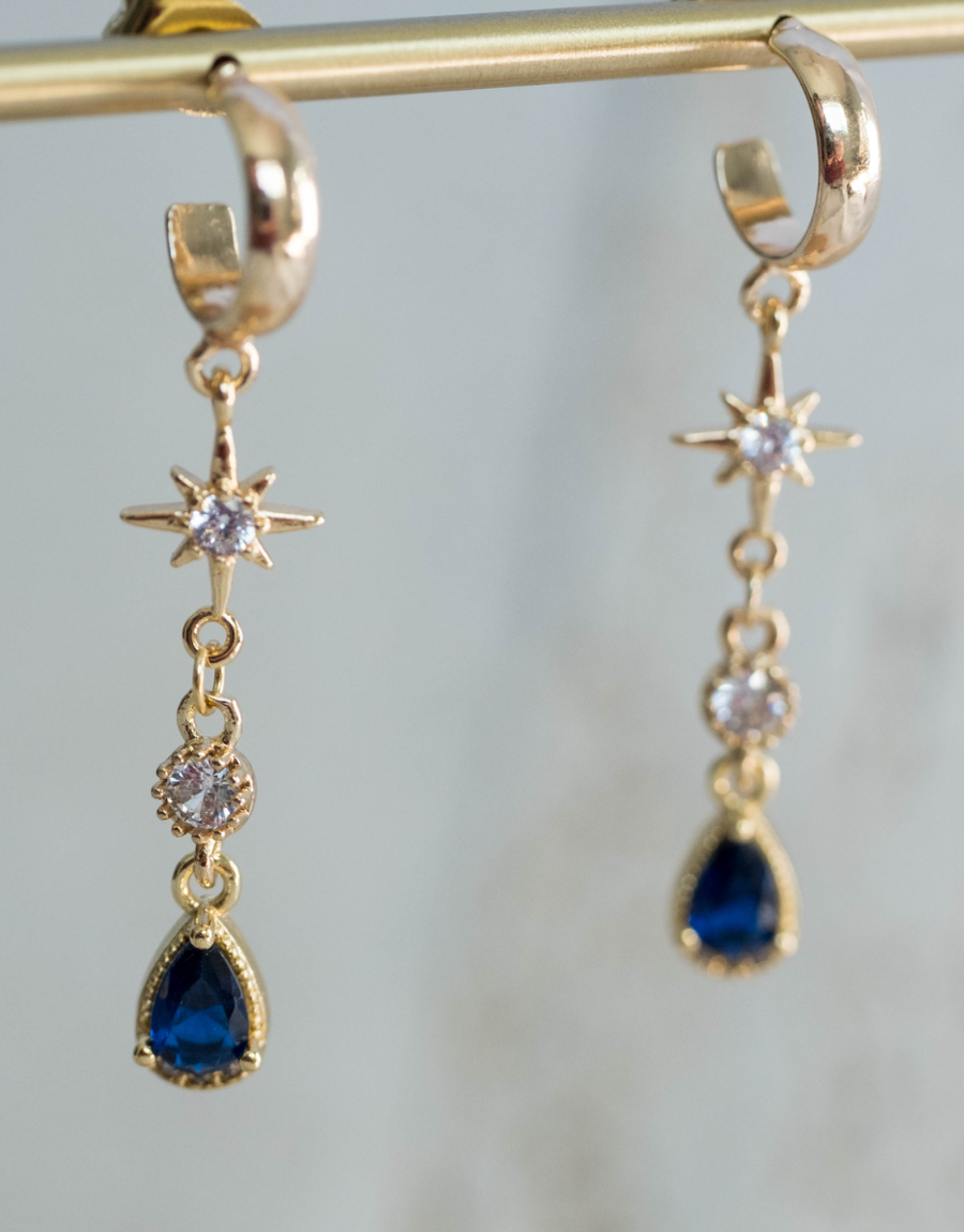 Sapphire Dangles