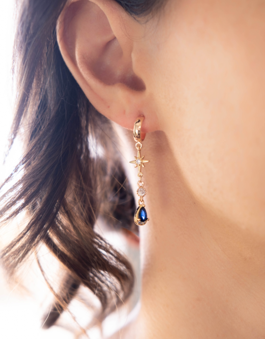 Sapphire Dangles