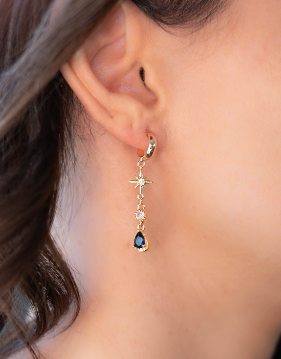 Sapphire Dangles